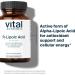 Vital Nutrients R-Lipoic Acid - Active ALA Supplement for Metabolism & Energy | Gluten-Free Non-GMO | 60 Capsules - Buy Online on GoSupps.com