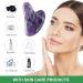 Natural Jade Scraping Board Powder Crystal Heart-Shaped Scraping Sheet Crystal Scraping Board Face Beauty V-Shaped Jade Scraping 1Pcs (Color : Type 4) - Buy Online on GoSupps.com