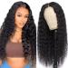 RXY Water Wave 4x4 Closure 180% Density Lace Front Wigs Human Hair Real Hair Wig Pre Plucked Wear and Go Glueless wig human hair for Black Women Nature Color 14 Inches 14inch (36cm) 4x4water wave