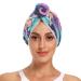 Hand Drawn A Cute Mermaid Hair Towel 2 Pack Super Absorbent Hair Drying Towel Quick Dry Hair Turbans Head Towel with Button Twisty Wrap for Women Girls