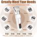 LiteBee Professional Dog Grooming Kit 2200mAh Rechargeable Cordless 3-Speed Pet Grooming Clippers & Complete Set of Dog Grooming Accessories (White) - Buy Online on GoSupps.com