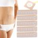 50pcs Castor Oil Pack Patches Highly Absorbent Self-Adhesive Castor Oil Packs Wrap for Stomach | Portable Organic Cotton Wraps Pack Covers Skin Tone (3.15" x 3.15")