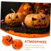 BESTonZON 2pcs Halloween Jack-o-lantern Halloween Pumpkin Lantern Lighted Pumpkins Light up Halloween Ornament Lighted Pumpkin Decorations Jack o Lantern Hollow Cartoon Ornaments Plastic - Buy Online on GoSupps.com