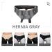 Wonder Care Grey Inguinal Hernia Support Truss Brace with Adjustable Straps - Small Size (28-32) - Ideal for Single/Double Inguinal Recovery - Buy Online on GoSupps.com