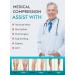 AMZAM Thigh High Sheer Compression Stockings for Women - 15-20 mmHg Graduated Support Socks - Closed Toe with Lace Silicone Band - Ideal for Work Travel & Office - Beige Small - Buy Online on GoSupps.com