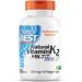 Doctor's Best Natural Vitamin K2 MK-7 with MenaQ7 100mcg 60 Vegan Capsules Lab Tested Gluten Free SOYA Free Vegetarian