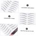 Housoutil 12 Sheets Waterproof Eyebrow Stickers Eyebrow Transfers Stickers for Women Eyebrow Stencils Cosmetic - Buy Online on GoSupps.com