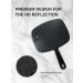 MIROTICS Black Hairdressing Hand Mirror with Handle - Pack of 1 - Buy Online on GoSupps.com