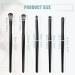 VOCOSTE 5pcs Makeup Brush Set - Face Concealer Eyeshadow Smudger & Highlighter Brushes with Wooden Handles | International Shipping Available - Buy Online on GoSupps.com