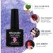 Allenbelle 3PC Gel Nail Polish Set | Base Coat, Top Coat, One Color Gel | UV LED Lamp Kit | Nail Art Salon Quality - Buy Online on GoSupps.com