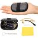 Buy Sangaimei Foldable Anti-Blue Light Reading Glasses for Men & Women - 304 Stainless Steel Hard Shell Case Black - Perfect Computer Glasses - 1.0x Magnification - Buy Online on GoSupps.com