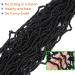 32 Inch Soft Locs Crochet Hair | Andromeda Natural Black | 21 Strands | 4 Packs | 160g | Faux Locs Crochet Braids - Synthetic Wavy Goddess Locs African Roots Braiding Hair Extensions for Black Women - Buy Online on GoSupps.com
