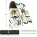 Luxury Leather Lipstick Case with Mirror - Mini Lip Gloss Organizer | Stylish Dot Palm & Crocodile Design - Buy Online on GoSupps.com