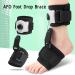 Uxsiya AFO Foot Drop Brace | Adjustable Ankle Support | Day & Night Use | Knob Adjustment | Soft Breathable | Effective Gait Support | International Shipping Available - Buy Online on GoSupps.com
