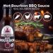 Poppamies Hot Bourbon BBQ Sauce - Ideal for Grilled Food & Burgers - Spiciness Level 6/10 - 410g - Buy Online on GoSupps.com