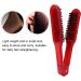 Plywood Comb Hair Straightening Tool - V-Shape Styling Straightener for Home & Barber Shop | Red - Buy Online on GoSupps.com