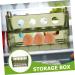 PRETYZOOM Egg Holder Egg Storage Box Plastic Drawers Plastic Eggs Egg Organizer for Refrigerator High Capacity Clamshell 1 - Buy Online on GoSupps.com