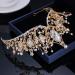 Kamirola Baroque Queen Crown Rhinestone Bridal Tiara - Gold Crystal Headband for Wedding, Prom, Pageant, Birthday, Halloween - Buy Online on GoSupps.com