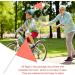 Yeah Boom Bicycle Pennant & Safety Flag - Adjustable Childrens Bike Safety Pimp | Red 150cm Warning Sign - Buy Online on GoSupps.com