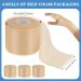 ZCFOIKAN Soft Sports Tapes 4 Rolls Pre Wrap Tape Foam Underwrap Tape Non-Adhesive Protective Foam Wrap for Hair Ankles Wrists Hands and Knees 2.4 Inches x 22 Yards(Beige) - Buy Online on GoSupps.com