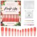 24Pcs Makartt Extra Long Press on Nail Kit Birds Of Paradise Orange | Gradient Color Acrylic Tips False Nails DIY Salon Set - Buy Online on GoSupps.com