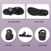 MEGNYA Orthotic Sandals for Women - Plantar Fasciitis & Flat Feet Support, Orthopedic Walking Slide Sandals with Arch Support - Size 8.5, Black Snake - Buy Online on GoSupps.com