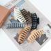 RCXY 6 Colors Large Hair Claw Clips 4.4 Inch - Matte Nonslip Big Claw Clips for Women Girls - Light Color Palette - Gray, Beige, Nude, Khaki, Coffee, Black - Buy Online on GoSupps.com