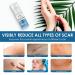 Advanced Scar Cream Gel - Effective Scar Treatment for Face & Body | Remove Surgical Scars C-Section Stretch Marks Acne & More - Buy Online on GoSupps.com