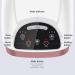 Comfier Cordless Hand Massager with Heat - 3 Modes & 3 Pressure Levels for Arthritis Relief - Pink - Buy Online on GoSupps.com