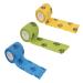 3 Rolls Pet Vet Wrap Self Adhesive Pet Elastic Bandage Vet Wrap Tape for Wrist Ankle Sprains & Swelling 3 Colors with Dog Paw Pattern