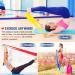 Non-Latex Resistance Bands Set for Physical Therapy, Yoga, Pilates - 4.9FT Yellow Red Blue - Set of 3 Elastic Bands for Home Workouts - Buy Online on GoSupps.com