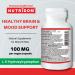 Nutridom 5-HTP 100mg 5-Hydroxy-L-tryptophan Supplement Supports Healthy Mood Balance Non-GMO Vegan Gluten-Free (60 Veggie capsules) - Buy Online on GoSupps.com