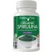Simply Pure Organic Spirulina Capsules x 90 100% Natural Soil Association Certified 500mg Gluten Free GM Free and Vegan.