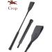 RIDIN Genuine Leather Riding Crop for Horses - Equestrian Whip in Black - Buy Online on GoSupps.com