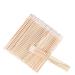 Kisbeibi cotton swabs wooden sticks with cotton balls pure natural biodegradable cotton swabs pointed cotton swabs for ears make-up cleaning and daily use 300 pieces