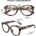 AMOMOMA Retro Oversized Blue Light Blocking Reading Glasses for Women - Brown Tortoise Frame with Blue and Grey Tortoise Design - 2.0x Magnification - Buy Online on GoSupps.com