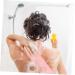 Housoutil 3 Sets Bath Sponge Set - Exfoliating Towel & Shower Pouf for Deep Cleaning - Buy Bathing Accessories Online - Rayon Pink - Buy Online on GoSupps.com