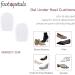 Foot Petals Under Heel Gel Cushions - Comfort & Shock Absorption for Reduced Heel Stress and Prevention of Cracked Heels - Buy Online on GoSupps.com