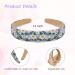 LYroo Pearl Beaded Headband Set - 10 Pack Floral Metal Headbands for Women and Girls - Buy Online on GoSupps.com
