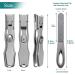 VOGARB Extra Wide Jaw Nail Clippers for Thick Nails - Heavy Duty Long Handle Cutter with File for Men Women Adults Seniors - Silver - Buy Online on GoSupps.com