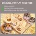 6-in-1 Guinea Pig & Hamster Toy Set | Wooden Accessories for Small Animals | Ideal for Rabbits Chinchillas & More - Buy Online on GoSupps.com