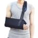 Kids Arm Sling Shoulder Immobilizer Brace With Thumb Support Adjustable Sling for Broken & Fractured Bones Arm Shoulder & Rotator Cuff Support S(For Children)