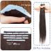 Elailite Tape Extensions - 20 PCS Real Remy Human Hair Adhesive Tapes 35cm #2T6 Dark Brown Ombre to Light Brown - Buy Online on GoSupps.com
