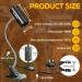 Luxvista Tortoise Heat Lamp 150W Reptile Heat Lamp with Clamp 360 Rotatable Basking Lamp with Switch for Turtle Chick Bearded Dragon Puppy Lizard with 2pack 50W UVA/B Heat Bulb - Buy Online on GoSupps.com