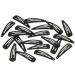 HAARallerliebst Hair Clips (20 pcs) - Black 5 cm Hair Accessories with Storage Box (White) - Perfect for International Shipping - Buy Online on GoSupps.com