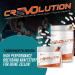 Evolabs Crevolution Capsules - Multi-Component Creatine for Strength & Endurance | Muscle Growth Support | 240 Capsules - Buy Online on GoSupps.com