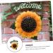 Zerodeko Strawberry Decor 1pc Wall Decoration Metal Outdoor Decor Welcome Hanging Sign Outdoor Wedding Decorations Garden Welcome Board Adornment Retro Decor Sunflower The Sign Acrylic - Buy Online on GoSupps.com