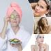 Super Absorbent Hair Turban Towel Set - 3-Piece Fast Drying Microfiber Caps for Women & Girls | Ideal for Long Curly Wet Hair (Pink Purple Blue) - Buy Online on GoSupps.com
