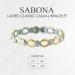 Sabona Ladies Casual Classic Magnetic Link Bracelet - Gold/Silver - Large/X-Large - 8.0 - Buy Online on GoSupps.com