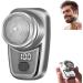 2023 Mini-Shave Portable Foil Shaver - Pocket Size Electric Razor for Men | USB Rechargeable & Washable | Perfect for Travel | Ideal Gift for Boyfriend, Father & Father-in-Law | Silvery - Buy Online on GoSupps.com